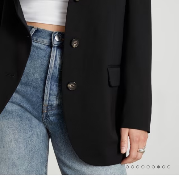 Everlane 80’s Blazer Black - size 6 - Picture 2 of 4